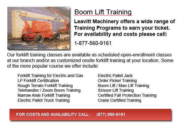 Saskatchewan Boom Lift Training
