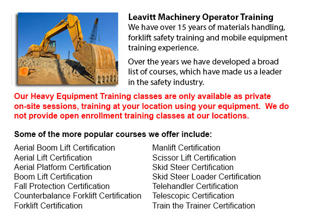 Heavy Equipment Training School Kamloops