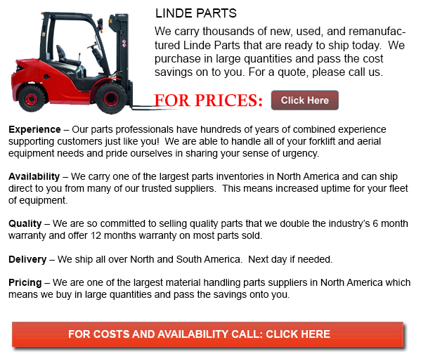Linde Forklift Parts